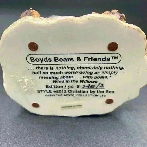 Vintage Boyd's Bears and Friends Christian By the Sea, Piece #2! - Picture 2 of 5